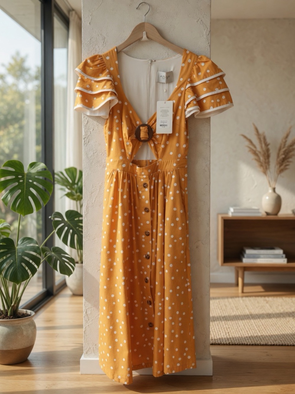 Azulu Cutout Dress (made in Columbia) - Picture 2 of 12
